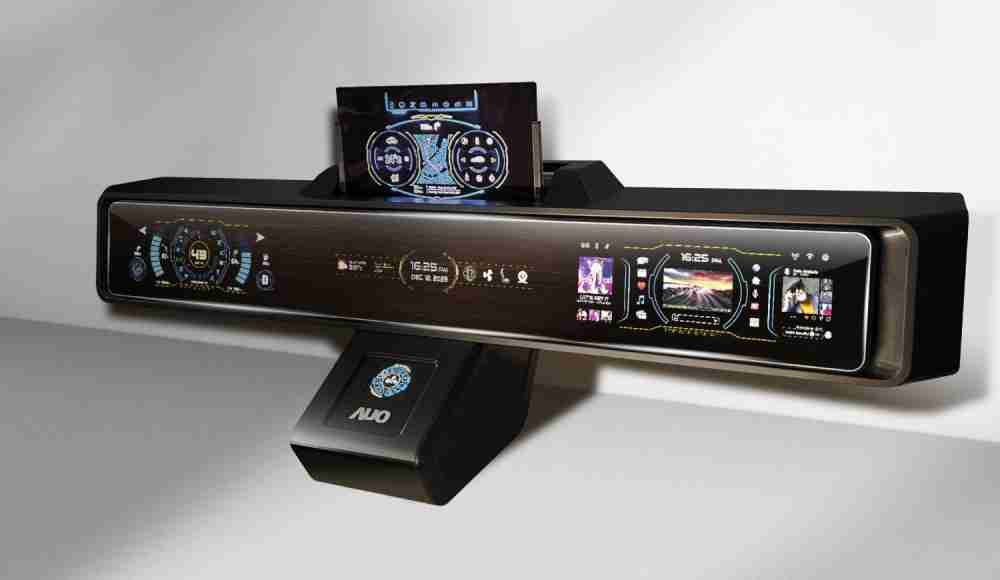 PA直营Micro LED沉浸式车舱显示方案结合 可卷式、、、、可伸缩的Micro LED应用并可呈现不同的质感纹路，，展现人性化设计