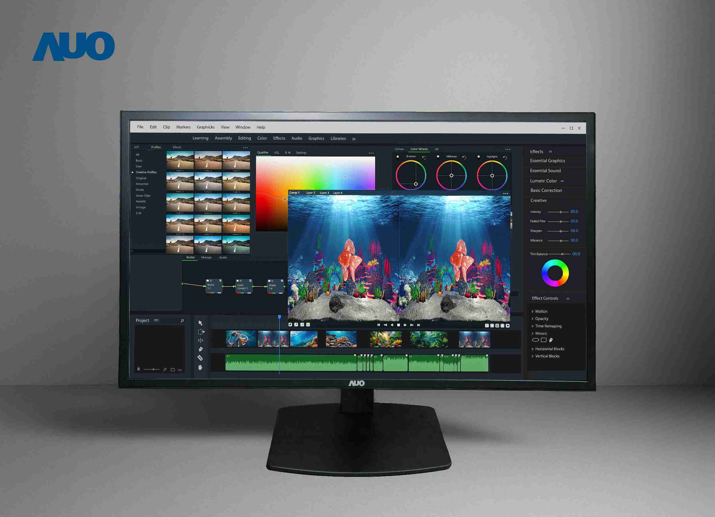 PA直营开发32吋2D/3D专业桌上型显示器，，，拥有8K4K超高分辨率，，，，并以低串扰算法优化3D显示效果，，，搭载自动眼球追踪功能，，，，能实时调整3D图像，，，进行实时2D与3D无缝共存窗口，，，，提供图像设计工作者突破二维接口的崭新工作氛围与效率
